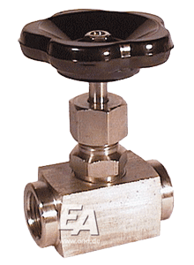 Игольчатый клапан 11/2", PN120 нерж. сталь 1.4571/PTFE р/р