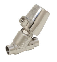 Пневмоклапан, DN15, SK32-Ms., OS, Edelstahl/PTFE, Ruhe zu, gegen Medium