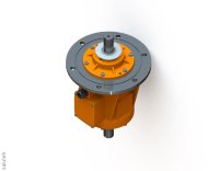 Вибродвигатель фланцевый MVE 2500/15N -ID-75 C 