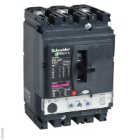 Выключатель автоматический 40А 70кА NSX100H MICROLOGIC 5.2A 3P3D электронный расцепитель (LV429794)