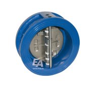 Двухстворчатый обратный клапан, DN250, PN16 GGG-40/EPDM/GGG-40-никелированный