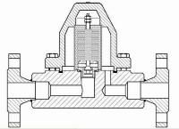 Конденсатоотводчик биметаллический тип BM35/BM45 (PN64 - ANSI 400#) (20 BM45 ф/ф PN64 A105/P250GH dP= 45)