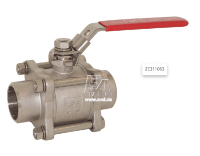 Кран шаровый Kugelhahn DN20, PN64, 1.4408/PTFE, Anschweißenden, voller Durchgang, DIN3202-S13