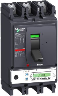 Выключатель автоматический 400А 70кА NSX400H MICROLOGIC 5.3 3P3D электронный расцепитель (LV432701)