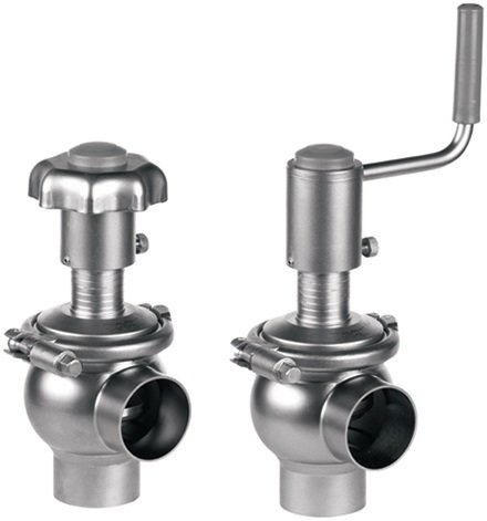 Клапан VALVE UNIQUE SSV DIN-25 200 WELD MANUAL 0.8/BLASTED EPDM