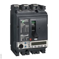 Выключатель автоматический 100А 50кА NSX100N MICROLOGIC5.2 3П3T электронный расцепитель (LV429890)